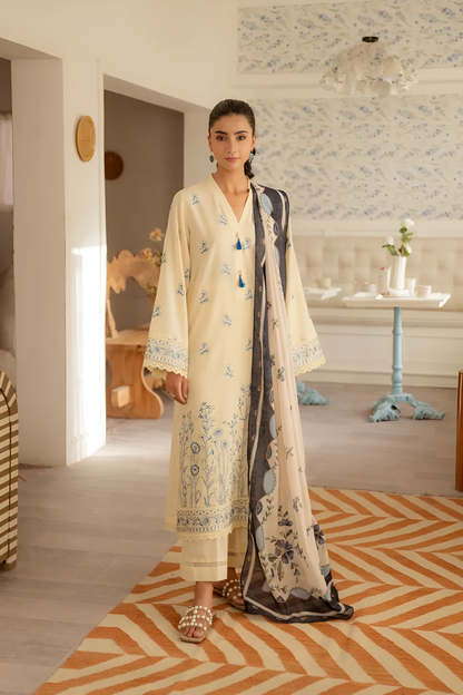 Cross Stitch Embroidered lawn 3 Piece PV-3031