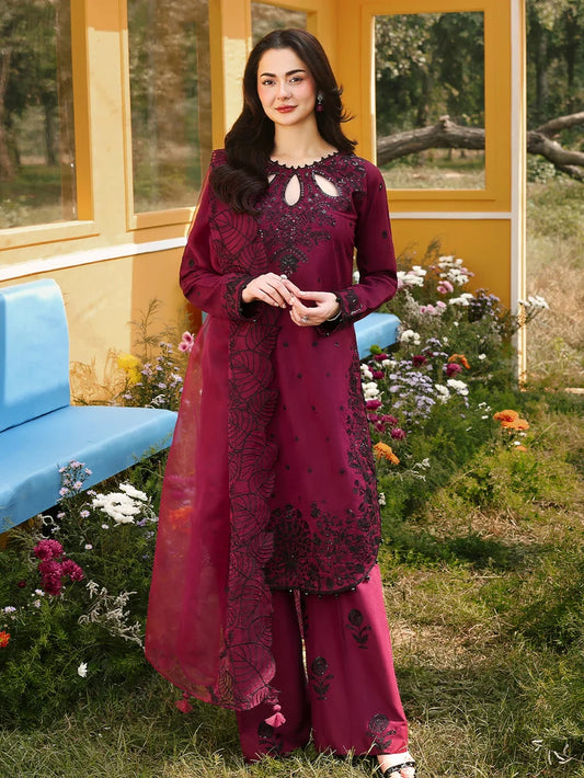 ALLYS Embroidered lawn 3 Piece PV-3000