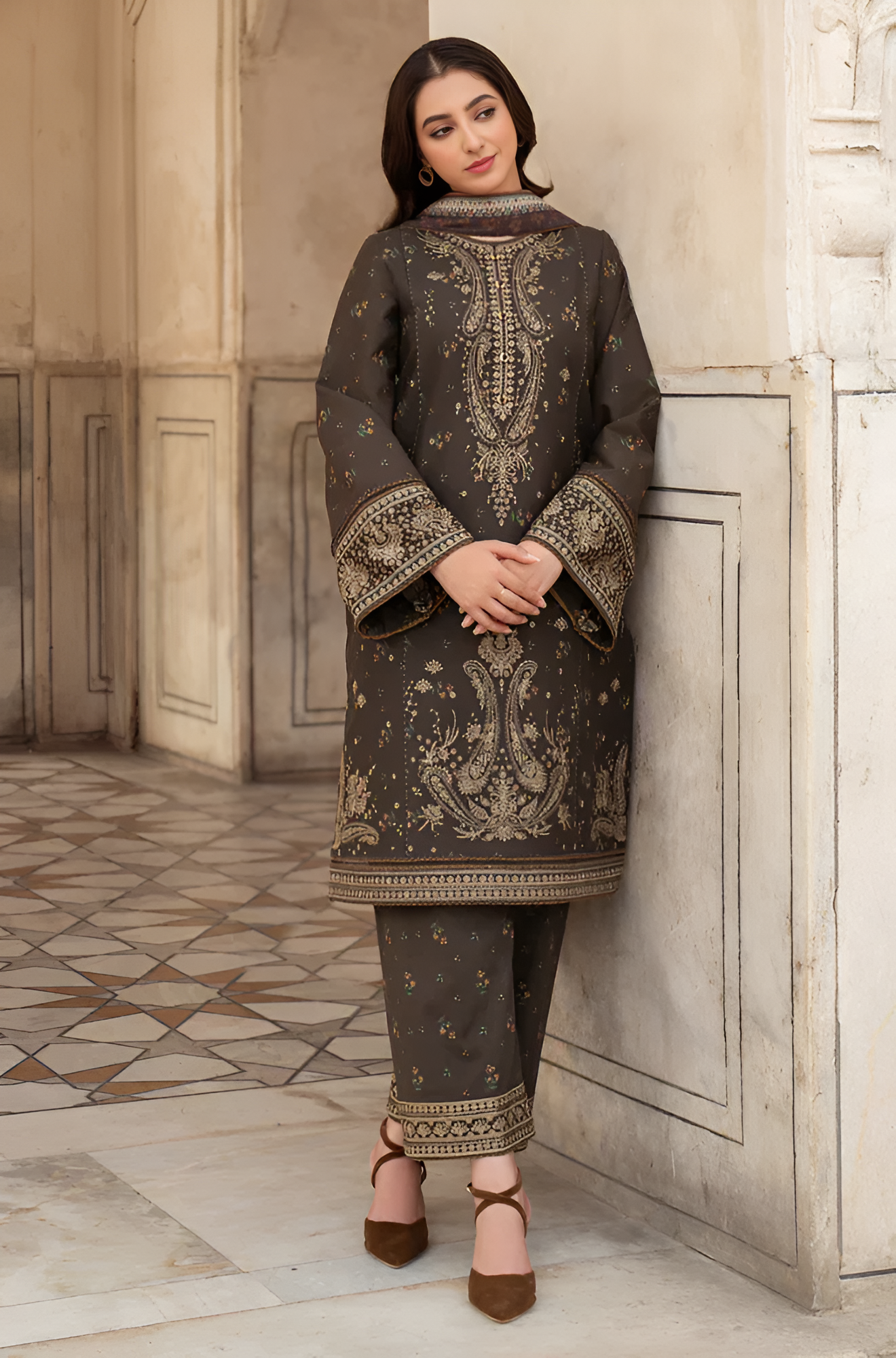 Jazmin Embroidered Lawn 3 Piece PV-038