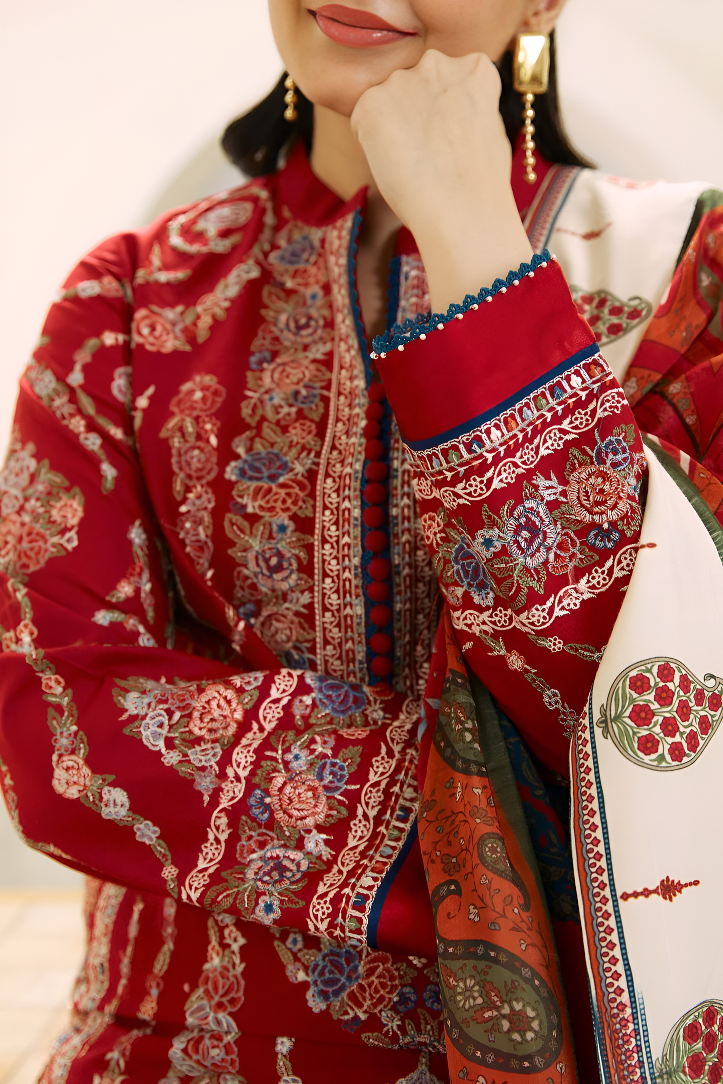 Zara Shahjahan 3 Piece Embroidered Lawn Dress PV-058