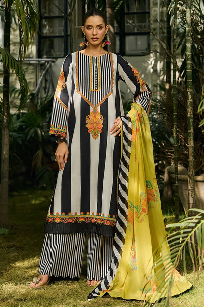 Charizma Printed three piece suit PV-3073