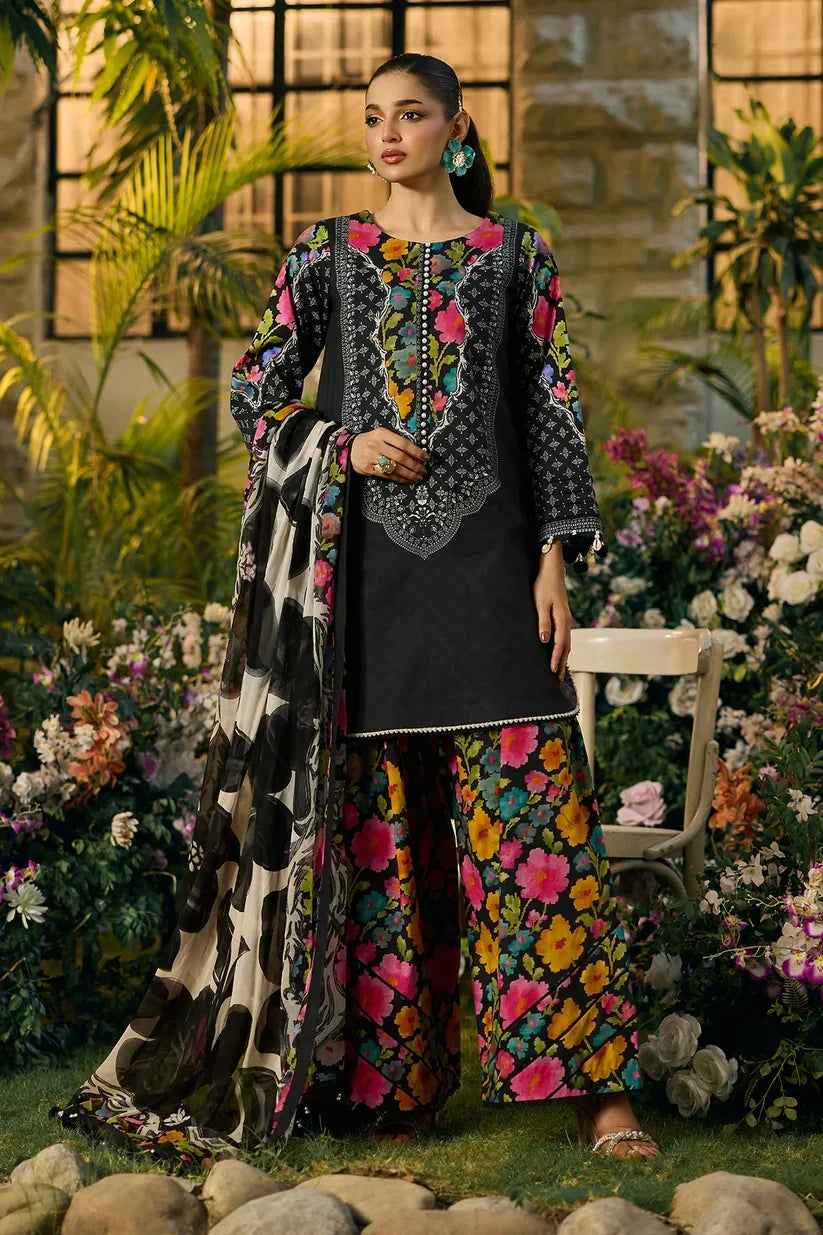 Charizma Printed three piece suit PV-3071