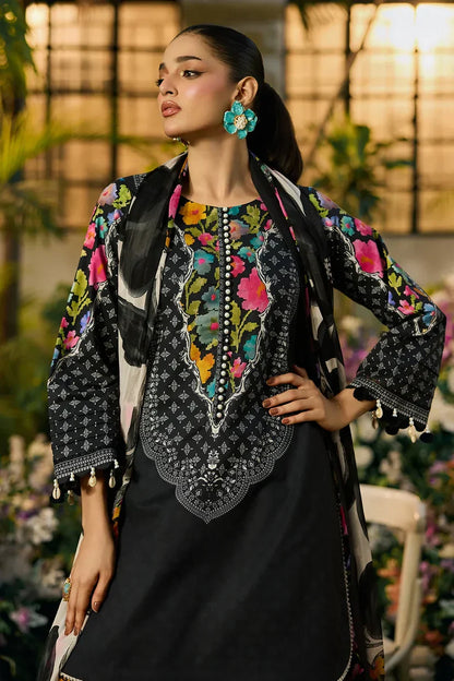 Charizma Printed three piece suit PV-3071