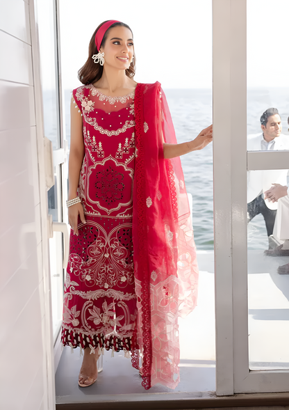 PARISHAY Summer 3Pcs Lawn Embroidered PV-3059