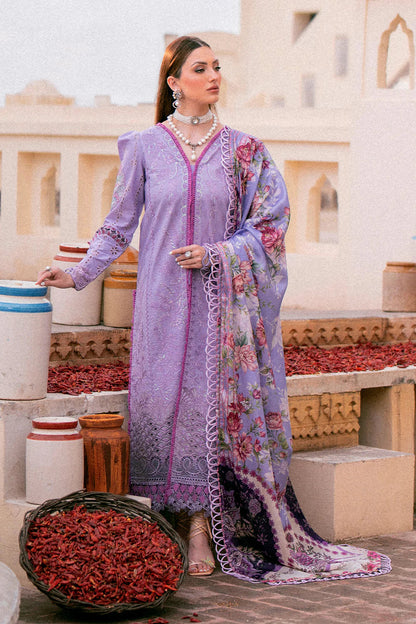 Zarposh Lawn 3 Piece Embroidered Suit PV-582