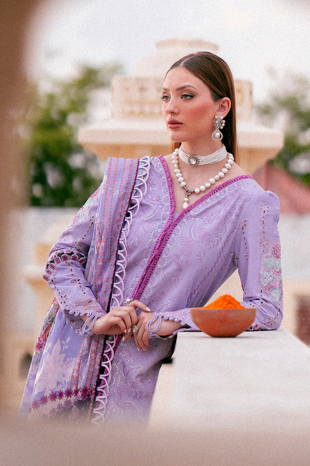 Zarposh Lawn 3 Piece Embroidered Suit PV-582