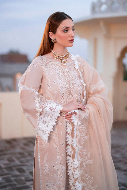 Poshak Villa Embroidered Lawn 3 Piece PV-1020