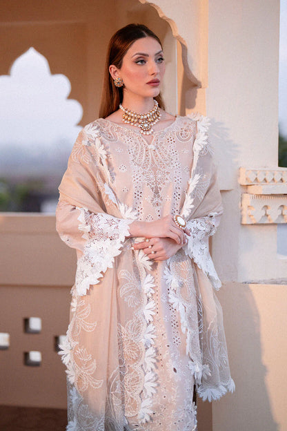 Poshak Villa Embroidered Lawn 3 Piece PV-1020