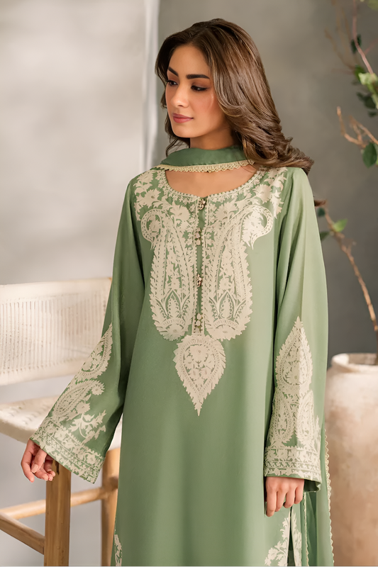 Poshak Villa 3 Piece Embroidered Lawn PV-097
