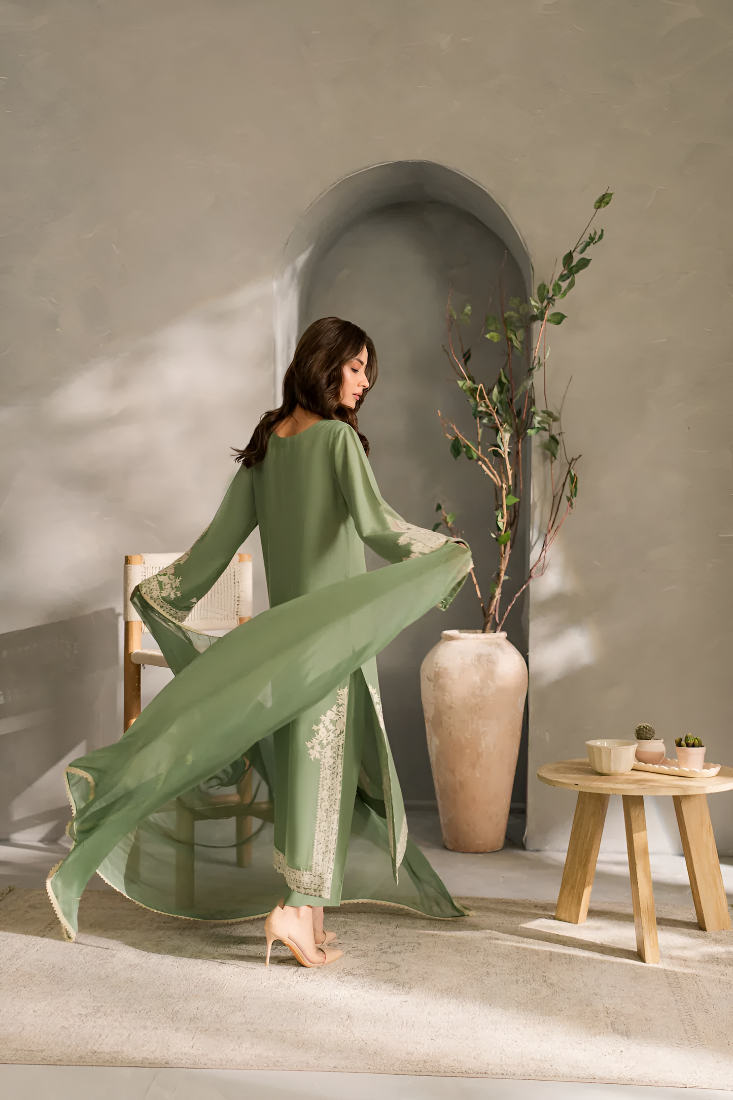 Poshak Villa 3 Piece Embroidered Lawn PV-097