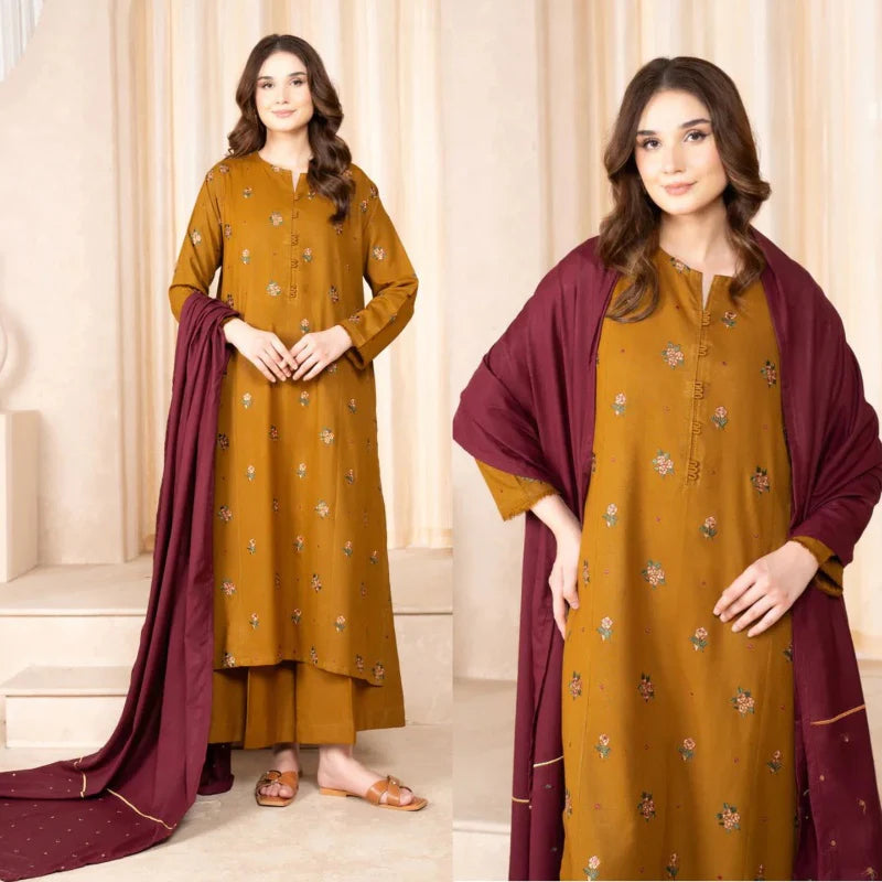 BAROQUE 3-Piece Embroidered Lawn PV-573
