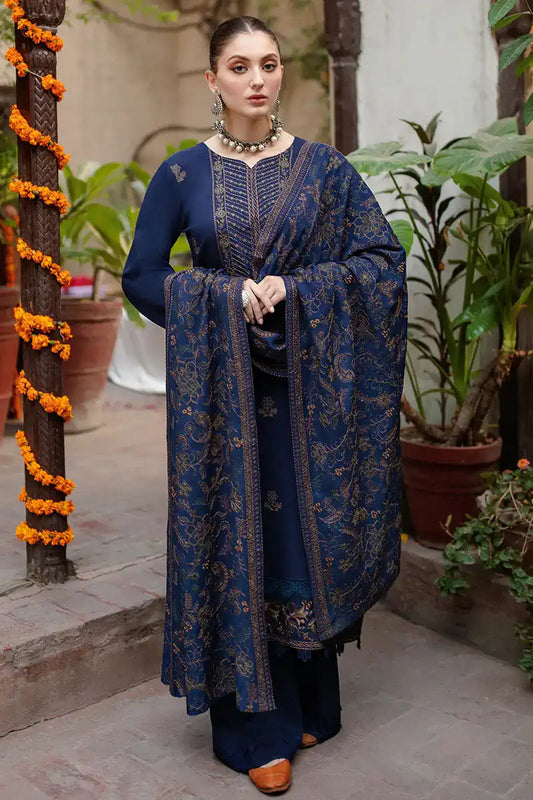 Dhanak 3-Piece Embroidered Dress D-GD T14