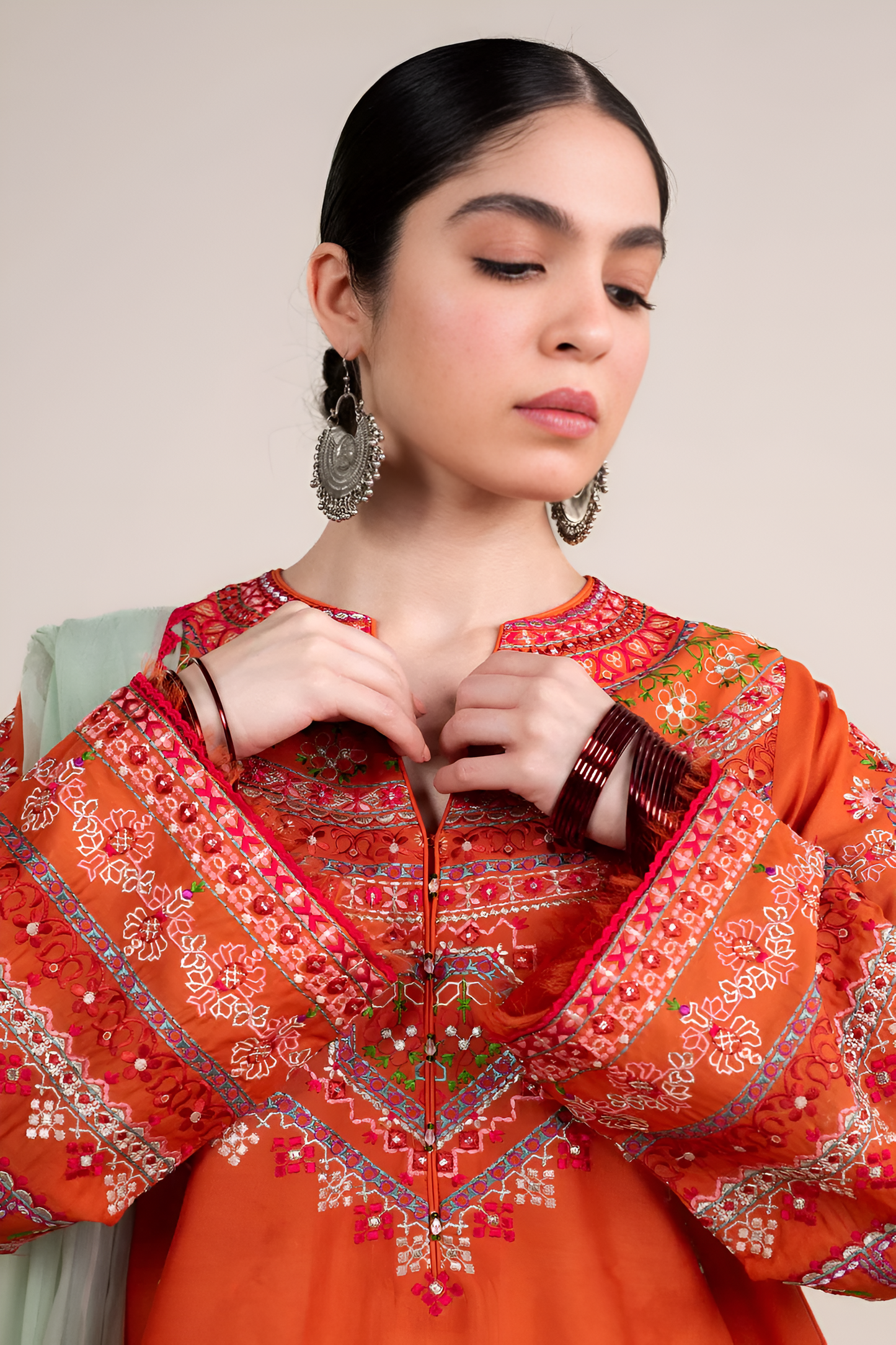 Baroque 3 Piece Embroidered LawnSuit PV-037