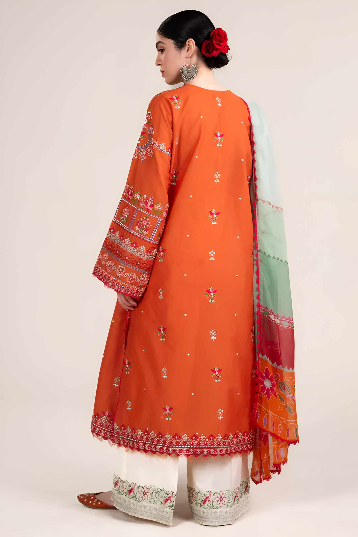 Baroque 3 Piece Embroidered LawnSuit PV-037