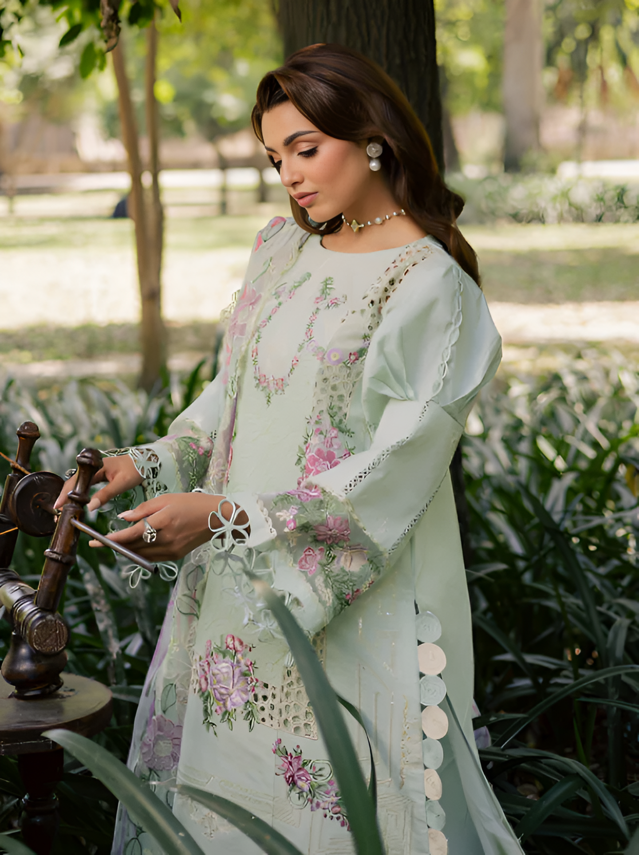Parishay Embroidered lawn 3 Piece PV-3006