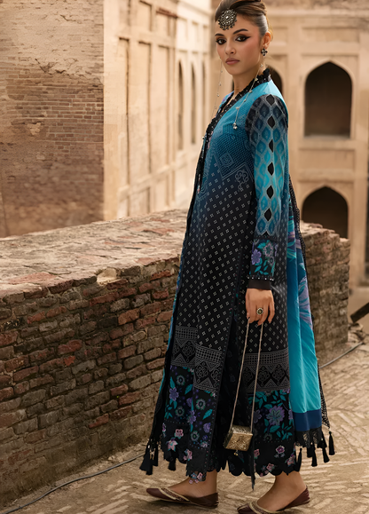 Charizma Printed three piece suit PV-3072
