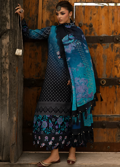 Charizma Printed three piece suit PV-3072