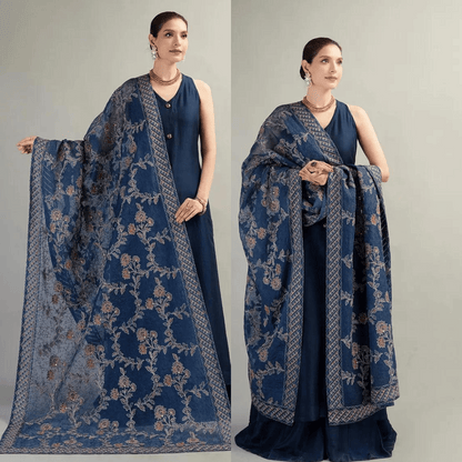 Dhanak 3-Piece Embroidered Dress D-GD T13