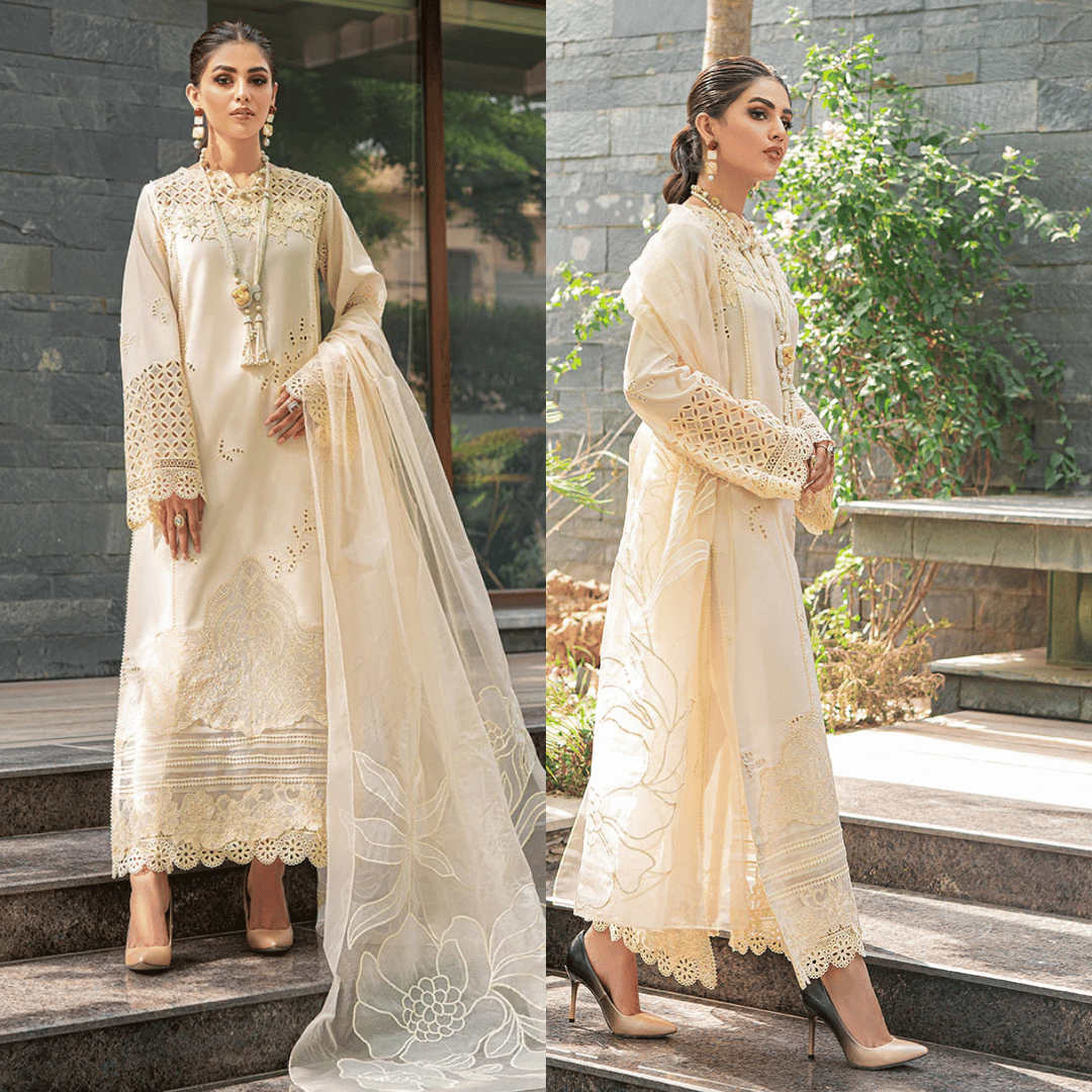 Qalamkar Embroidered Lawn 3-Piece PV-571