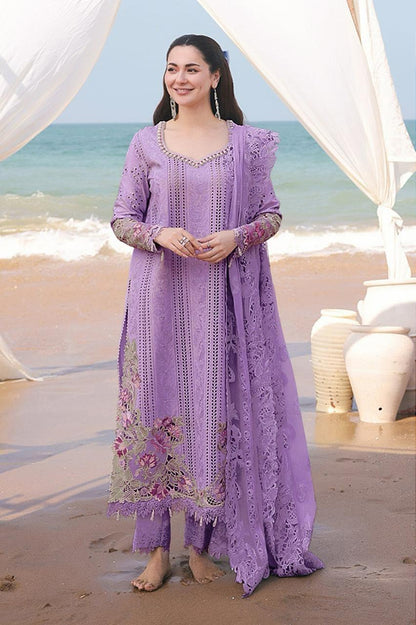 Qalamkar Chikenkari Embroidered 3 Piece Lawn PV-604