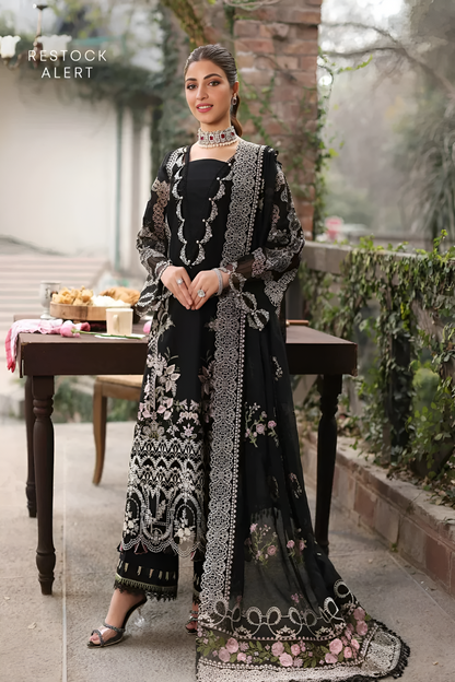 Poshak Villa Embroidered Lawn 3 Piece PV-4032