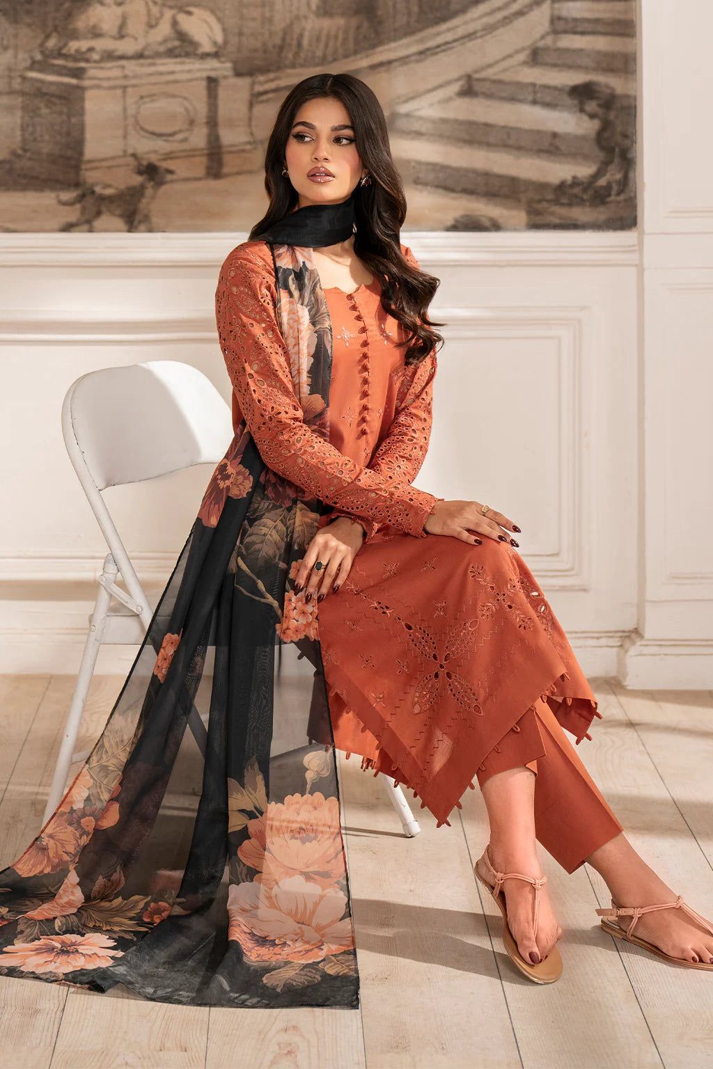 PV - Lawn Dress K-4053