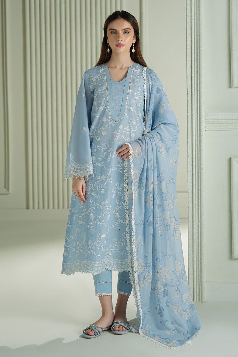 Cross Stitch Embroidered Lawn 3 Piece PV-1012