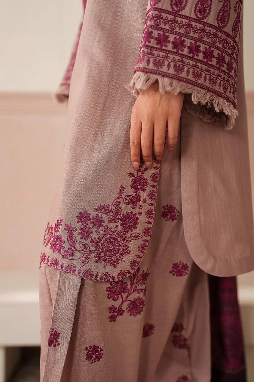 Baroque Embroidered Lawn 3 Piece Suit PV-1011