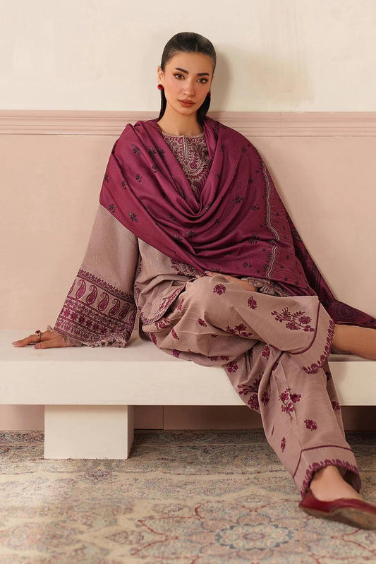 Baroque Embroidered Lawn 3 Piece Suit PV-1011