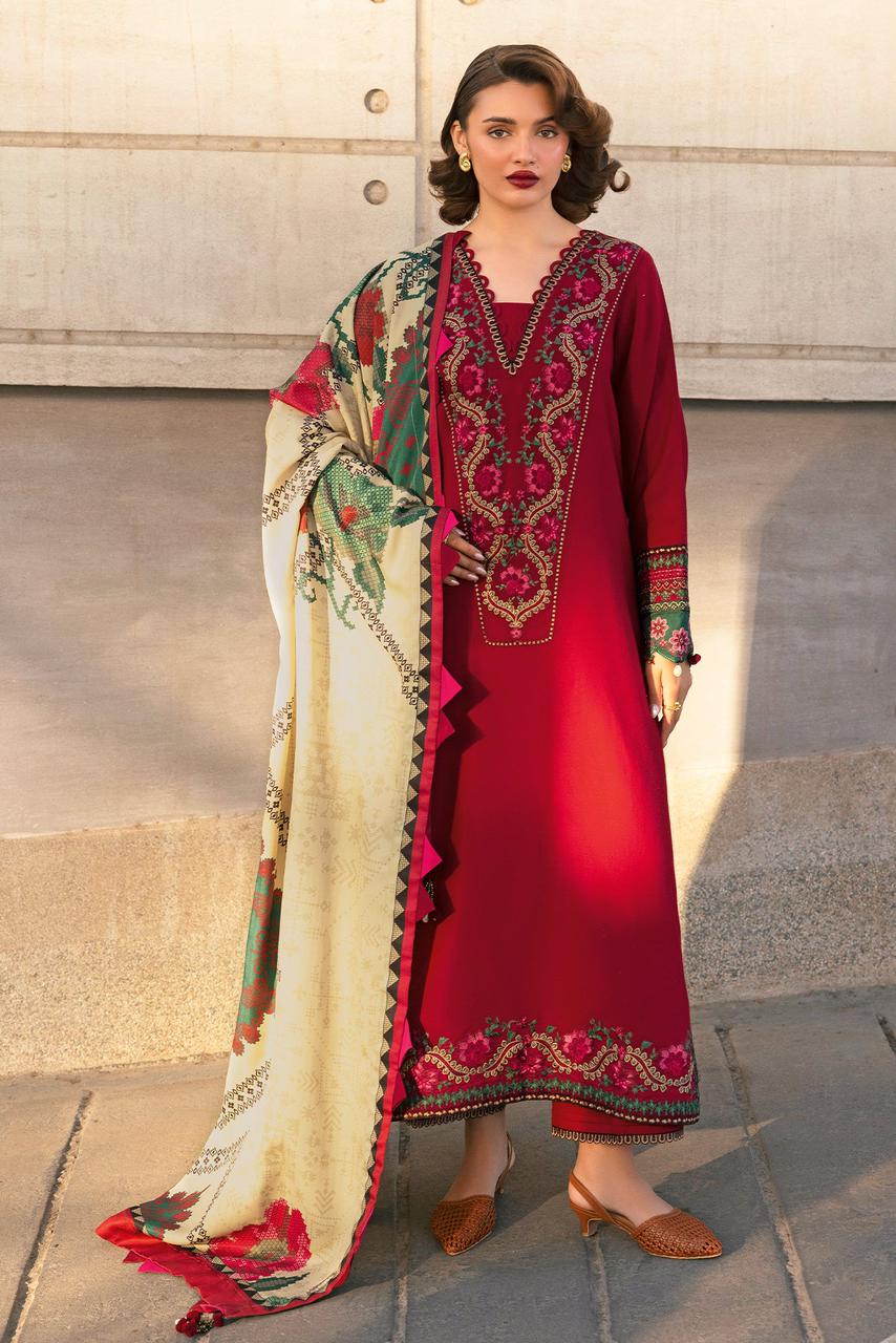 Charizma Embroidered Lawn 3 Piece PV-1015