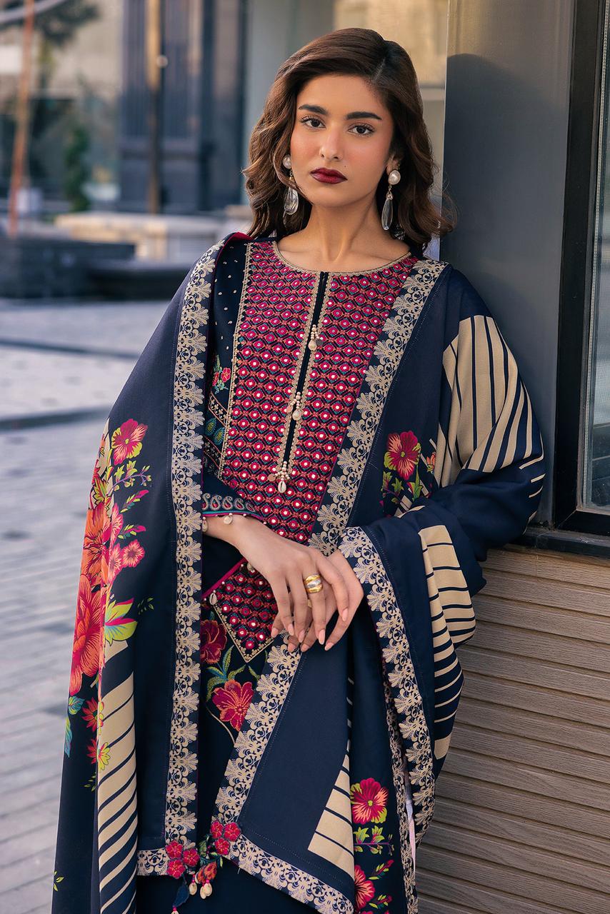 Charizma Embroidered Lawn 3 Piece PV-1017
