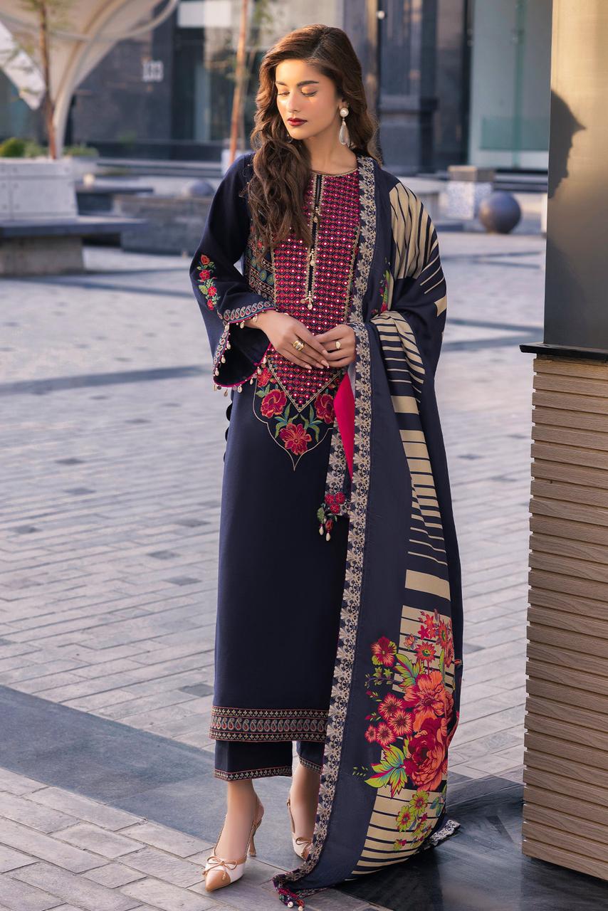 Charizma Embroidered Lawn 3 Piece PV-1017