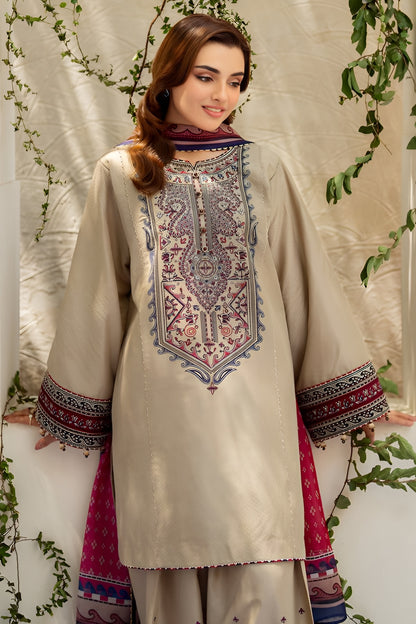 Poshak Villa 3 Piece Embroidered Lawn PV-1013