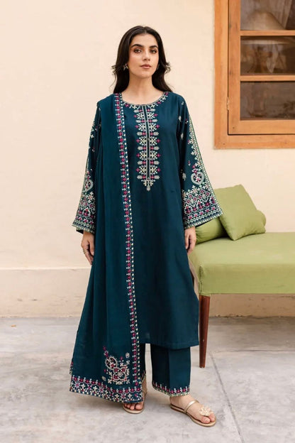 Poshak Villa Embroidered 3 Piece Lawn Suit PV-3270