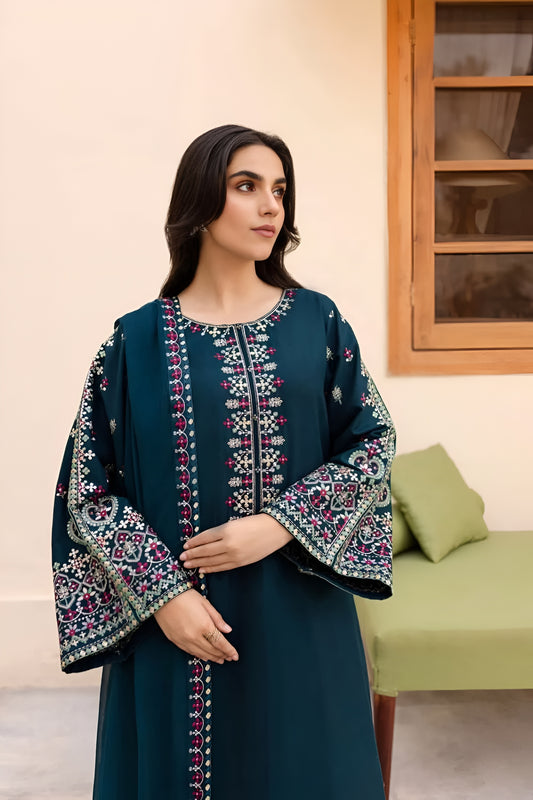 Poshak Villa Embroidered 3 Piece Lawn Suit PV-3270