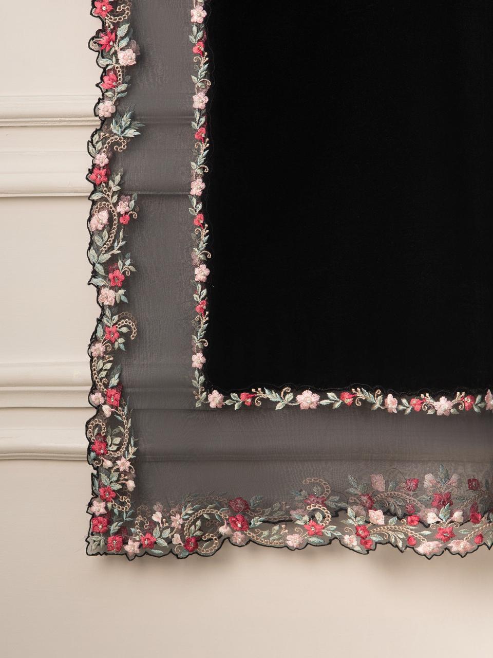 Poshak Villa Embroidered Micro Velvet 3 Piece D-2015