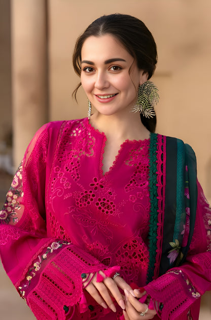Poshak Villa 3 Piece Embroidered Lawn PV-1010