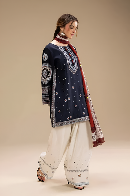 Sapphire Embroidered Lawn 3 Piece Dress PV-001