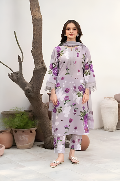 Baroque Summer Lawn 3 Piece PV-032