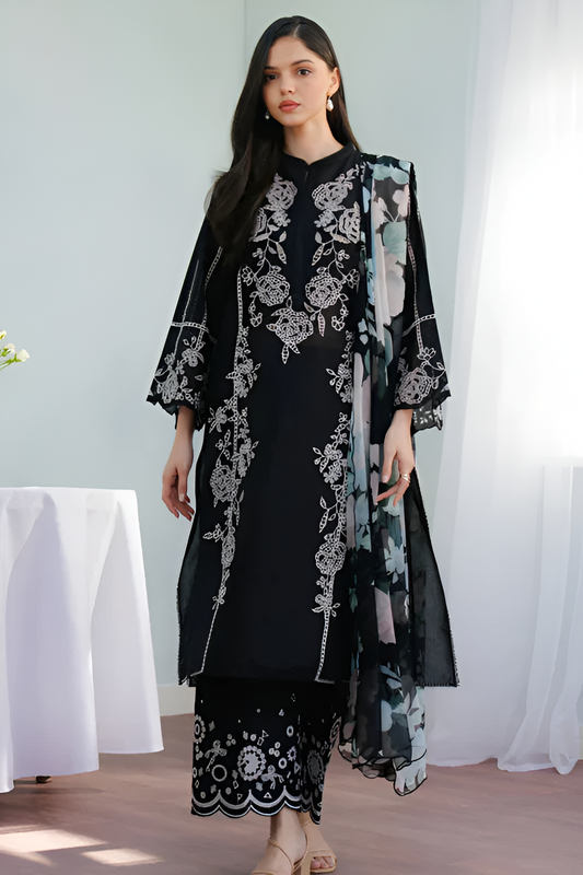 COCO Embroidered lawn 3 Piece PV-3007