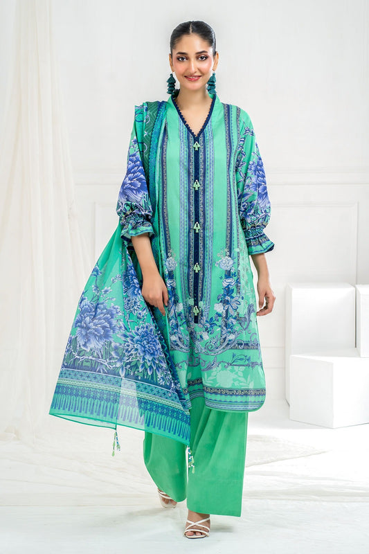 3 Piece Unstitched Printed Lawn Suit SD-52092
