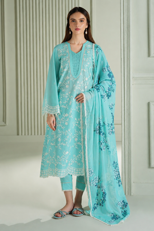 Cross Stitch Embroidered Lawn 3 Piece PV-1012