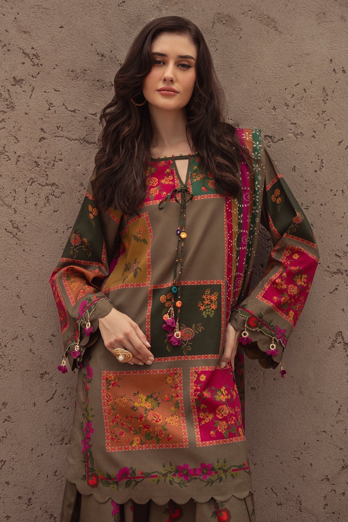 PV- Lawn Dress K-3271