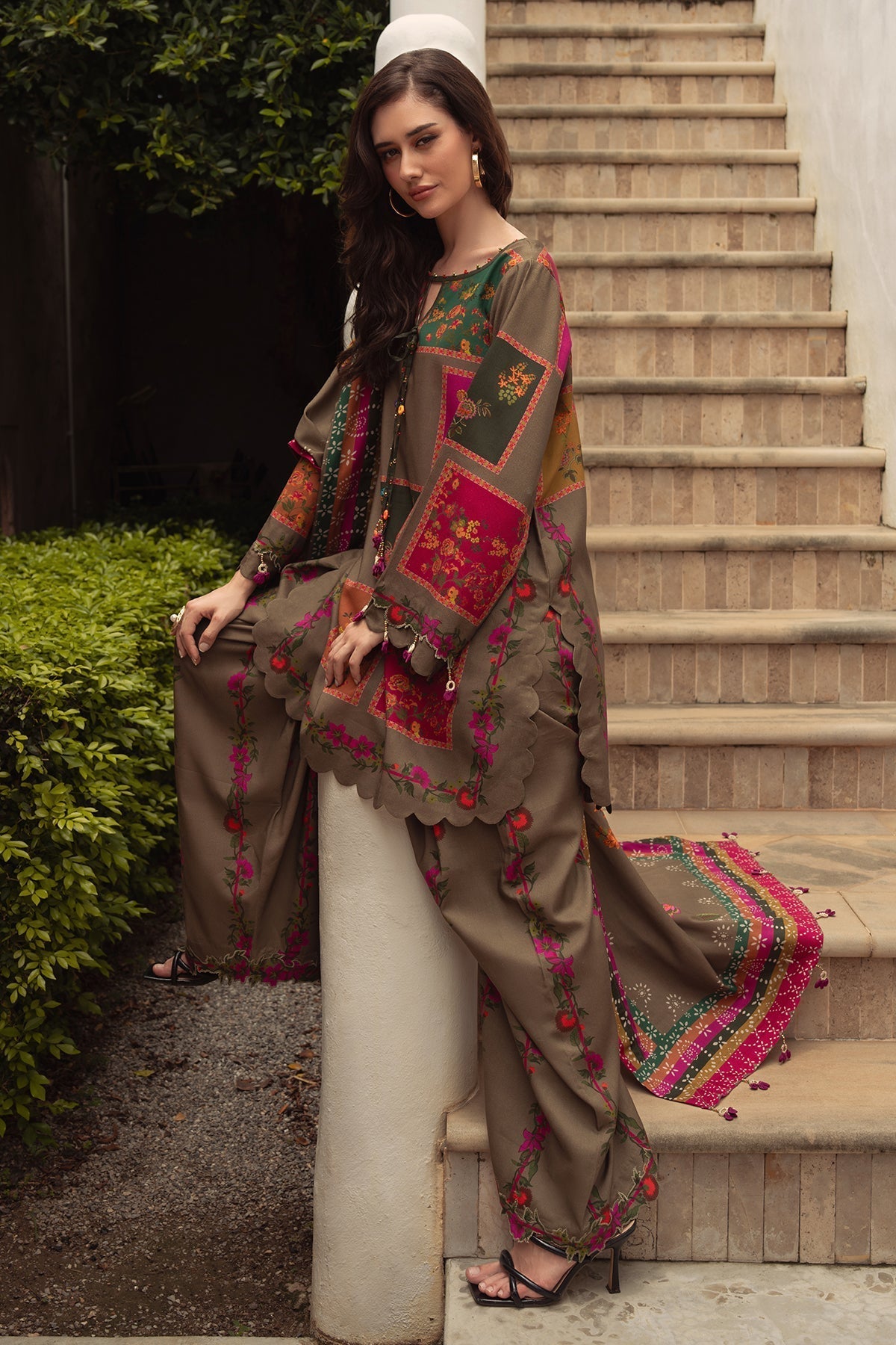 PV- Lawn Dress K-3271