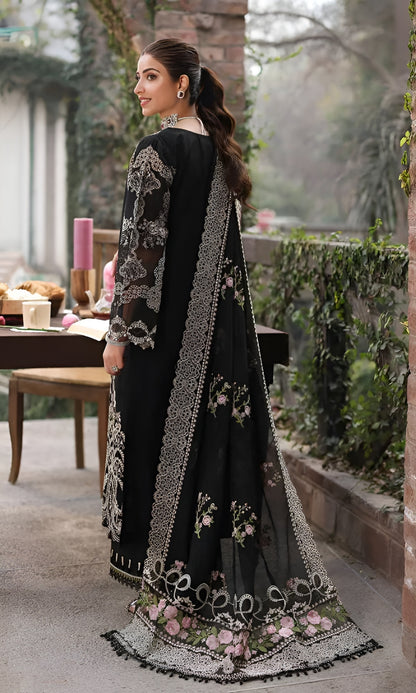Poshak Villa Embroidered Lawn 3 Piece PV-4032