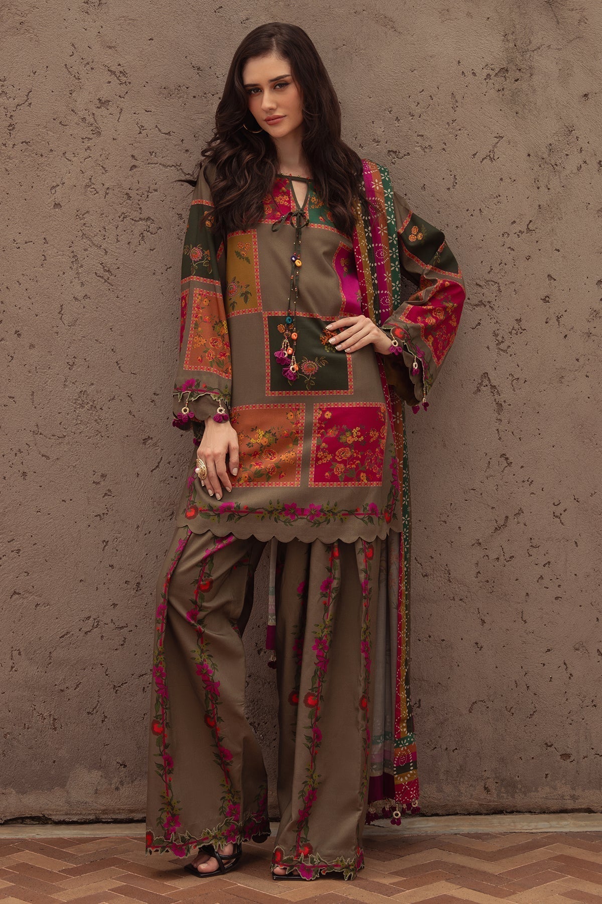 PV- Lawn Dress K-3271