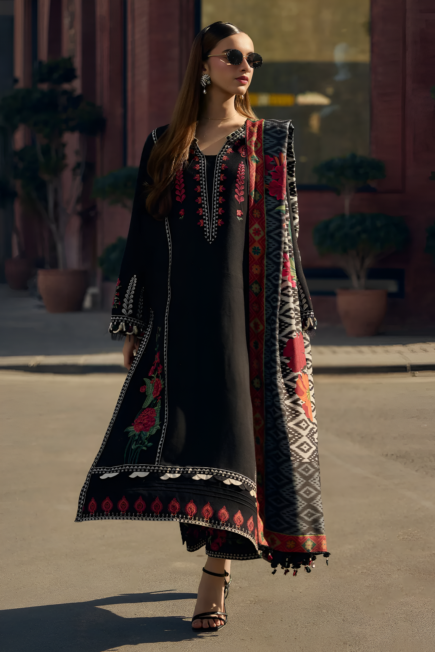 Charizma Embroidered Lawn 3 Piece PV-3037